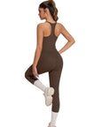 Racerback Compression Legging Workout Set