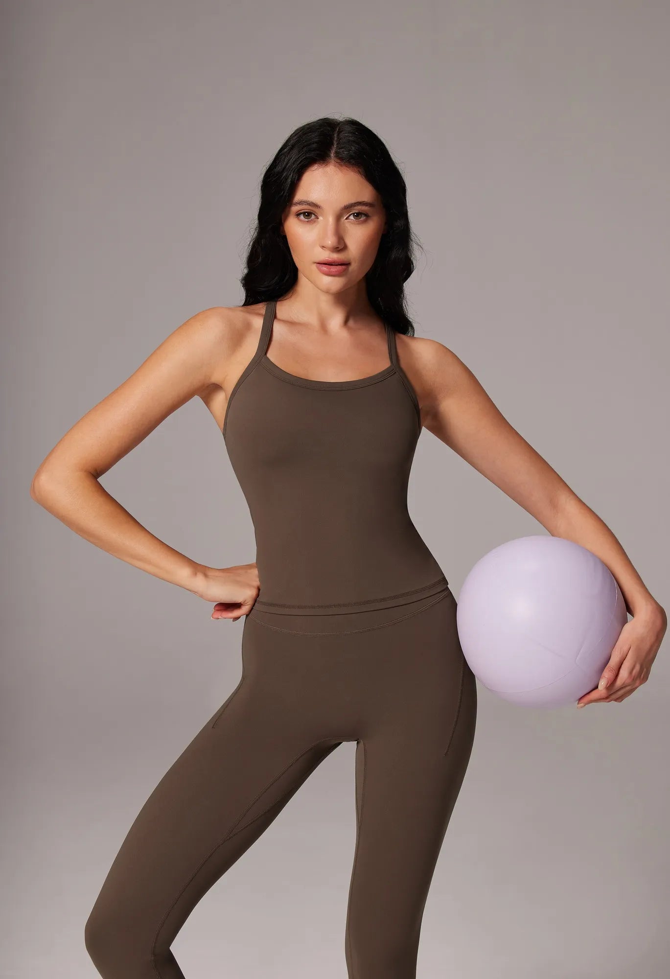 Racerback Compression Legging Workout Set