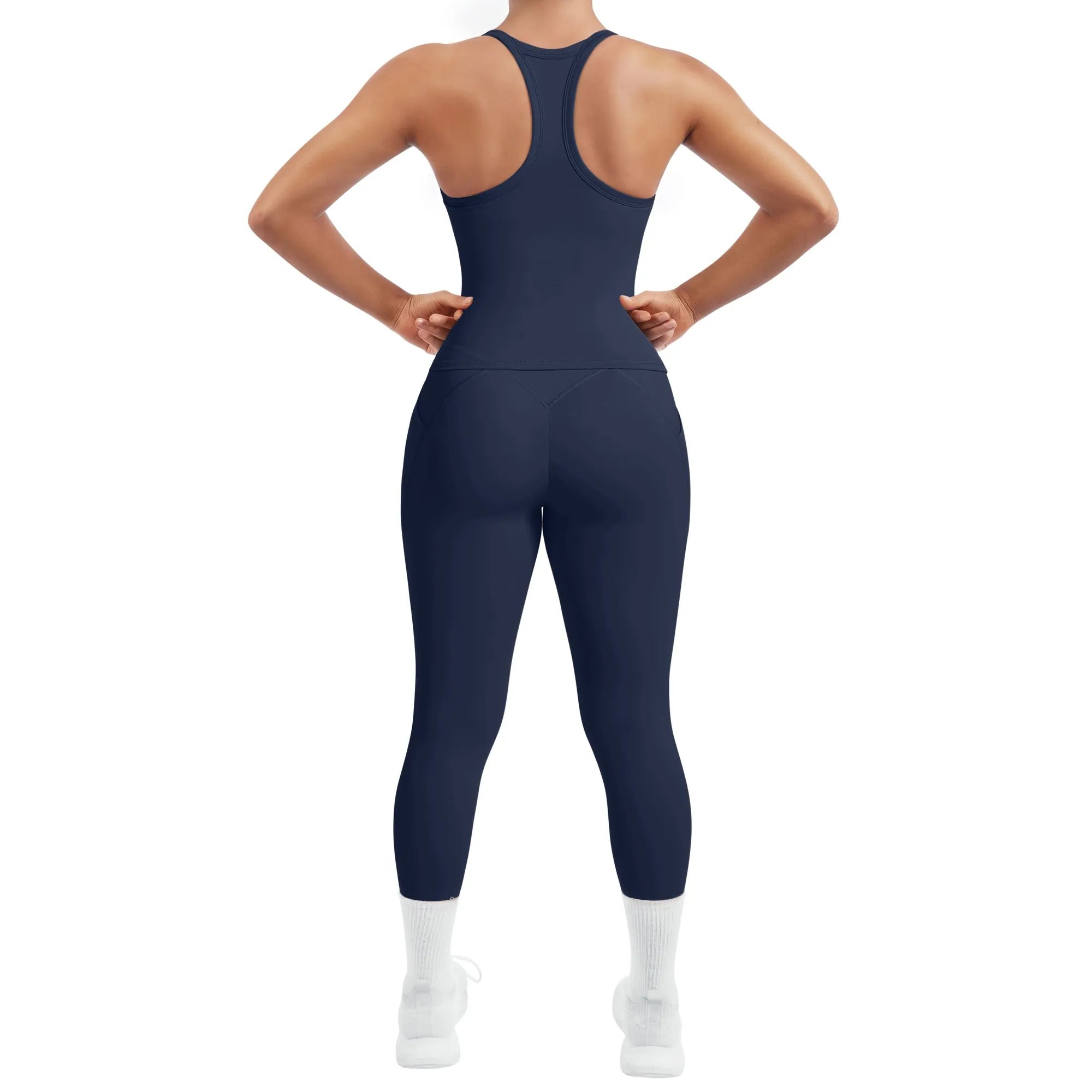 Racerback Compression Legging Workout Set