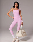 Racerback Compression Legging Workout Set