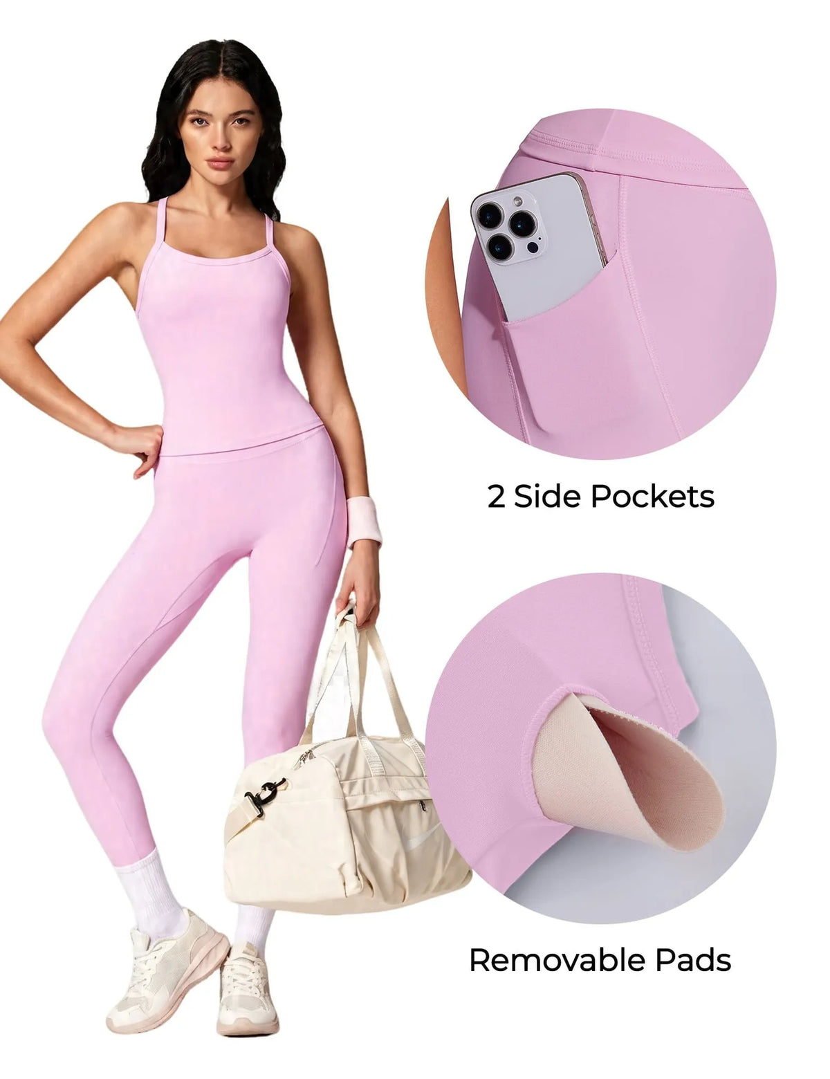 Racerback Compression Legging Workout Set