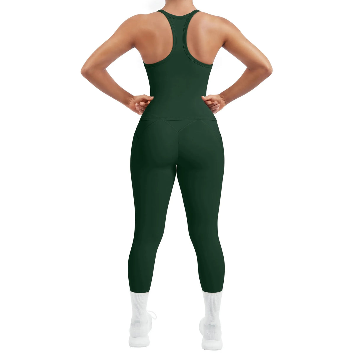 Racerback Compression Legging Workout Set