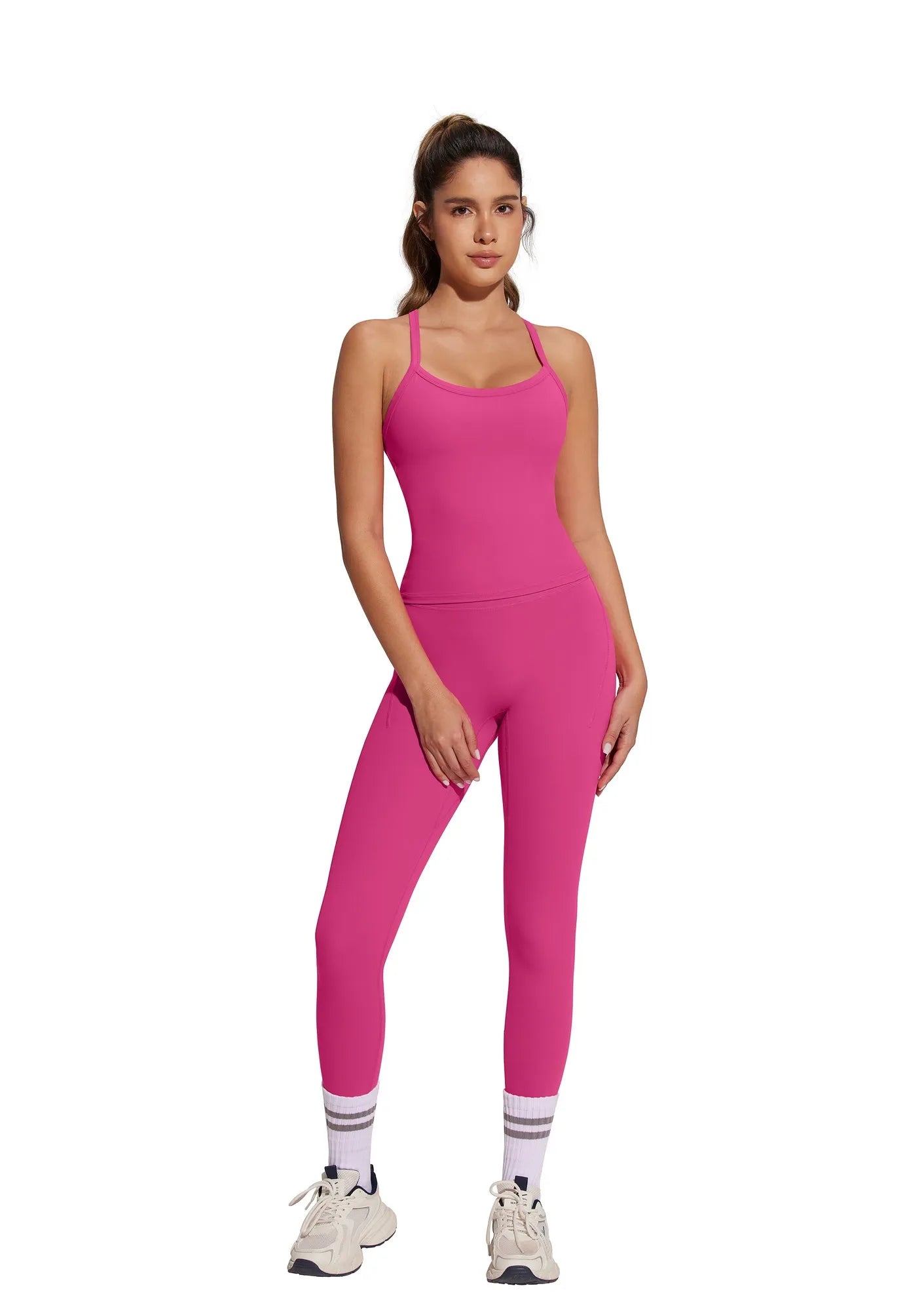 Racerback Compression Legging Workout Set