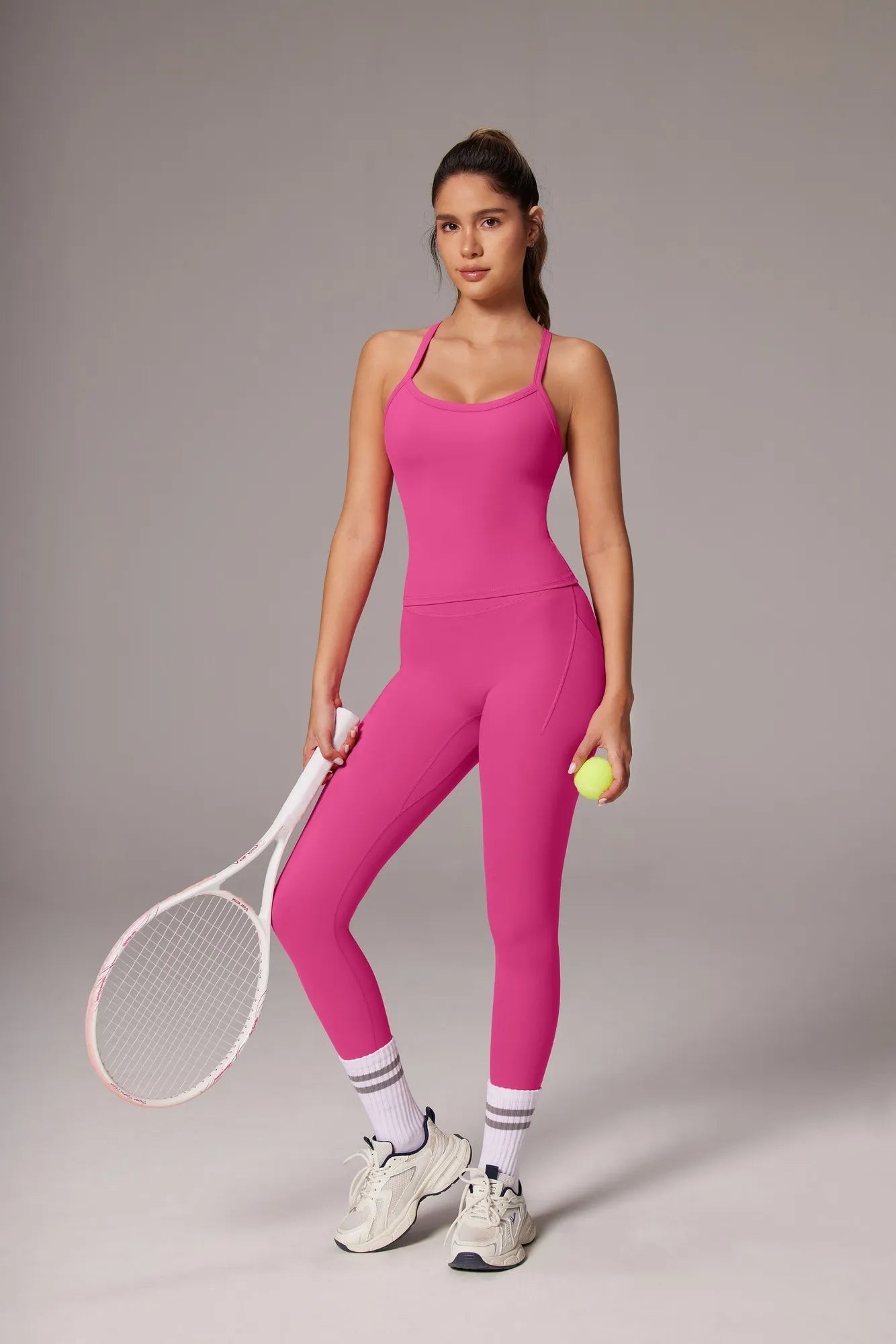 Racerback Compression Legging Workout Set