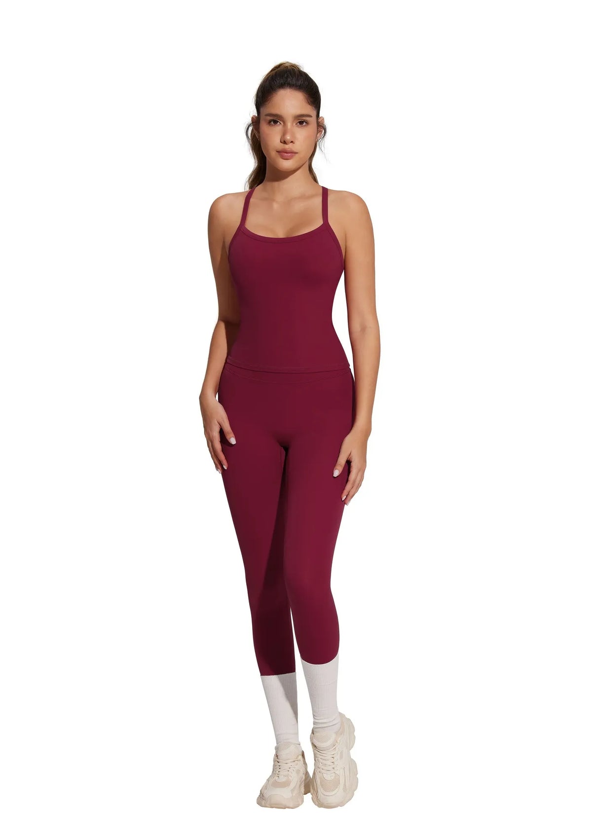 Racerback Compression Legging Workout Set