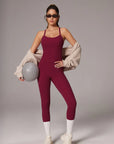 Racerback Compression Legging Workout Set