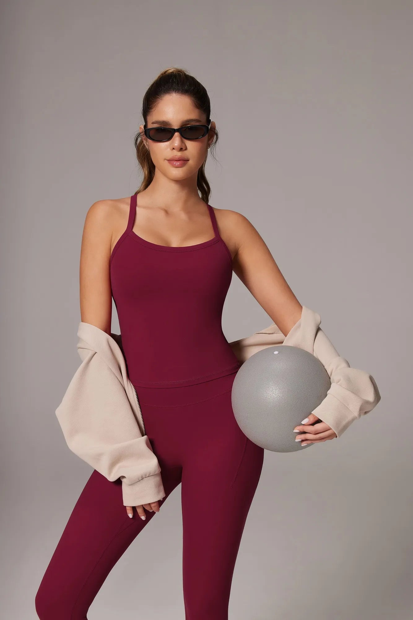 Racerback Compression Legging Workout Set