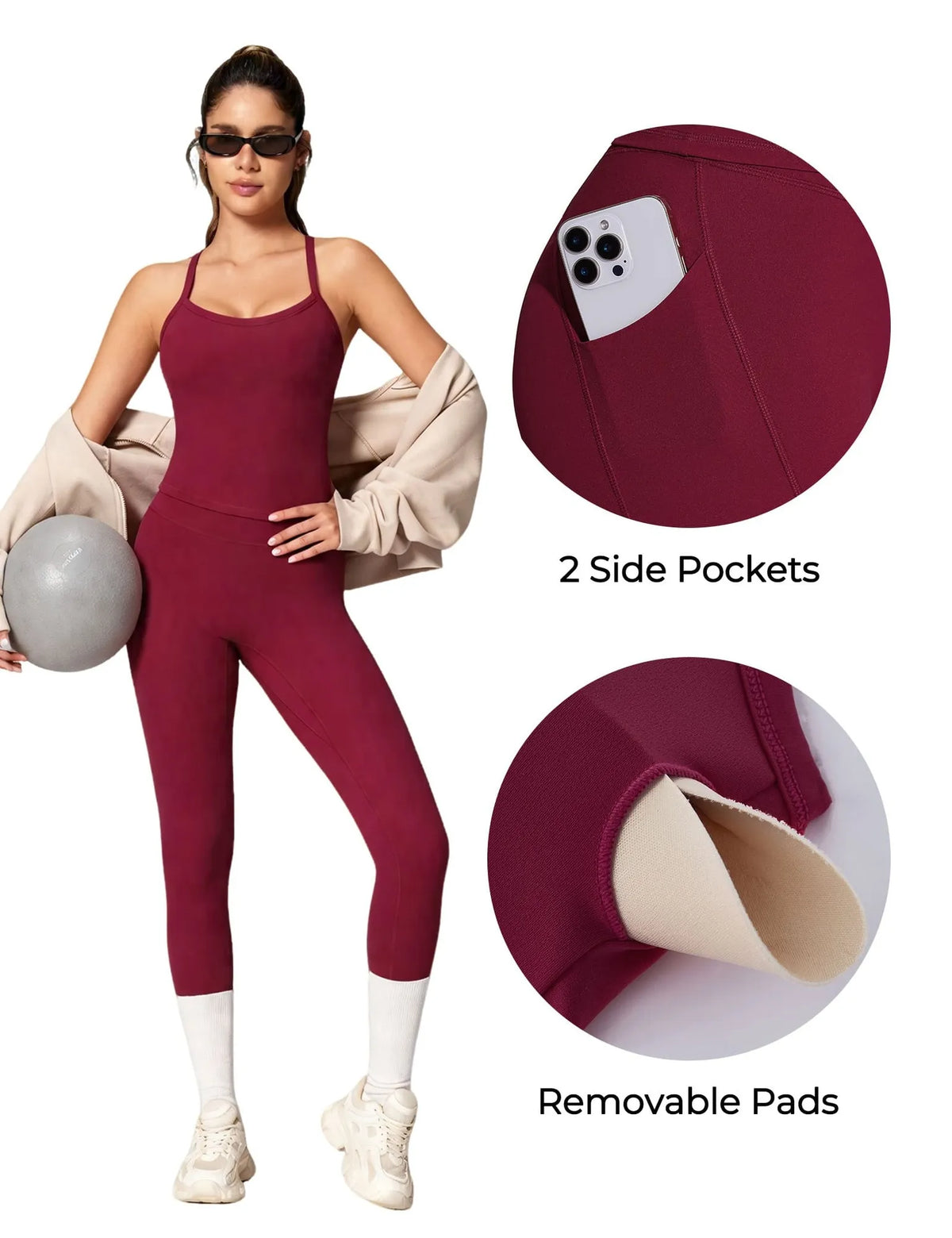 Racerback Compression Legging Workout Set