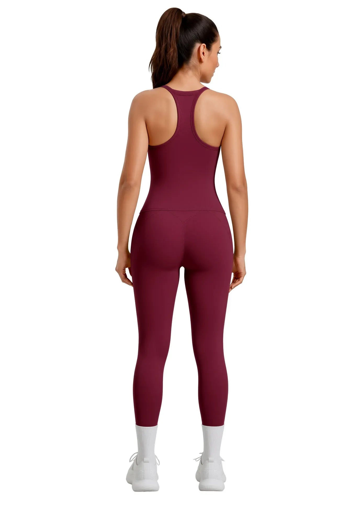 Racerback Compression Legging Workout Set