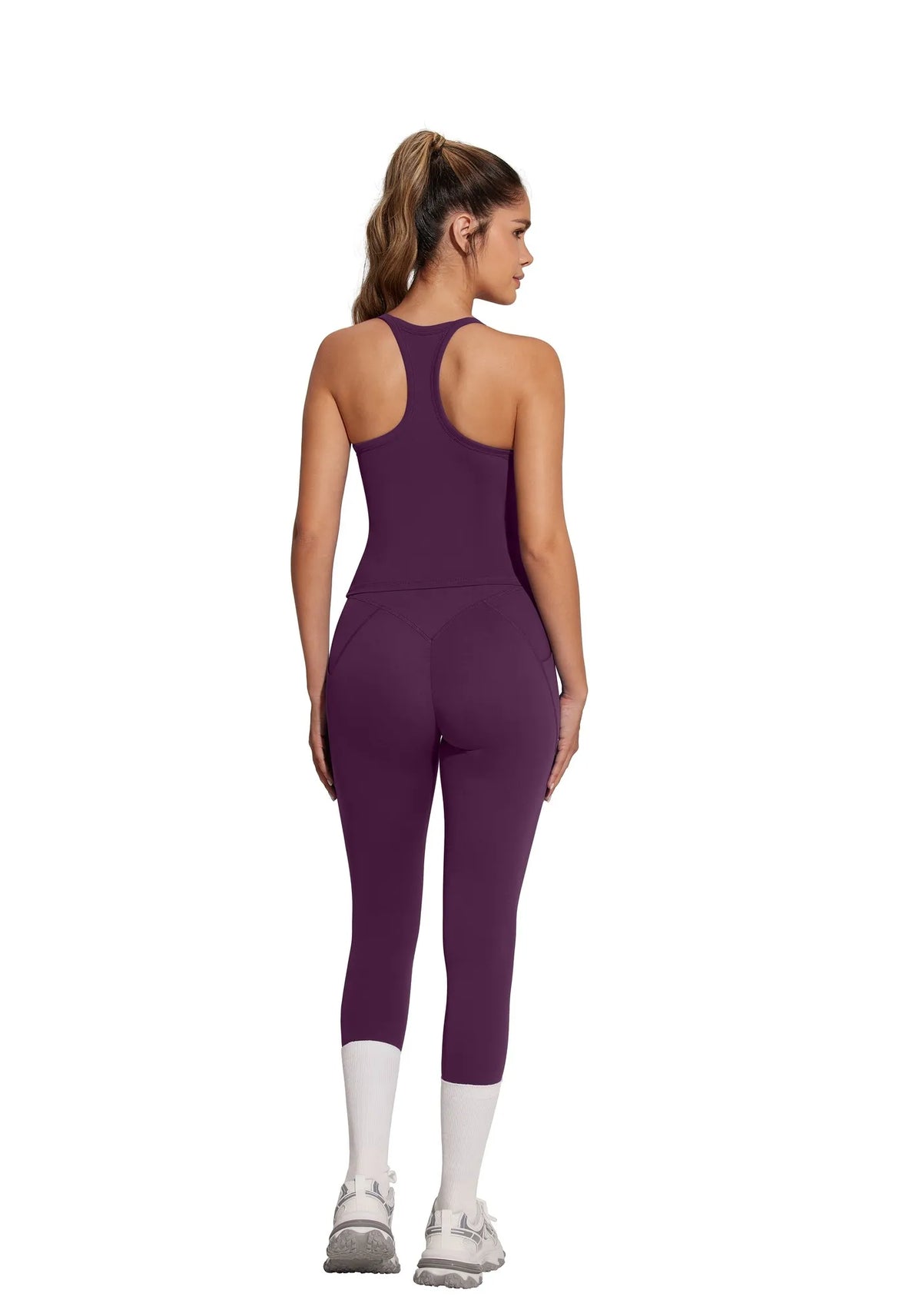 Racerback Compression Legging Workout Set