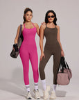 Racerback Compression Legging Workout Set
