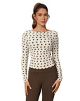 Tie Front Wrap Tops Leggings Outfits - Long Sleeve