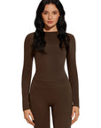 Tie Front Wrap Tops Leggings Outfits - Long Sleeve