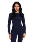 Tie Front Wrap Tops Leggings Outfits - Long Sleeve