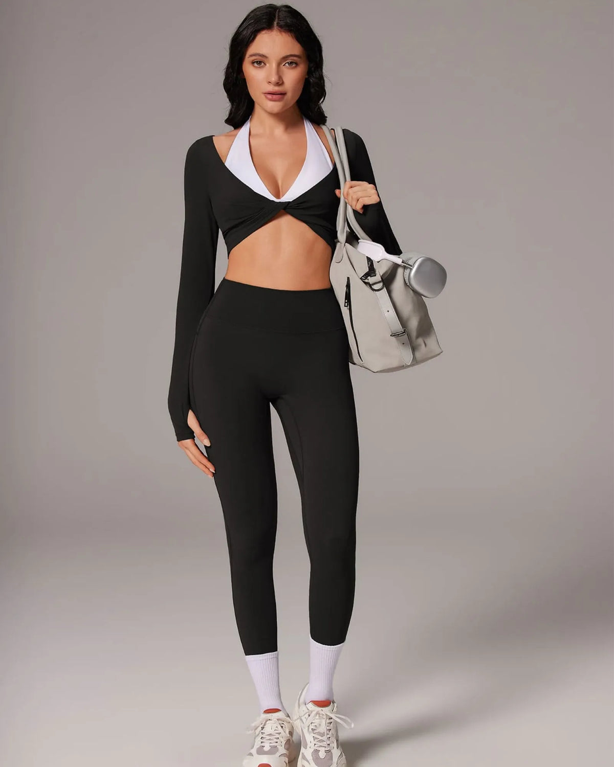 Twist Pilates Long Sleeve Top Workout Set