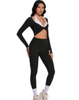 Twist Pilates Long Sleeve Top Workout Set