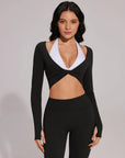Twist Pilates Long Sleeve Top Workout Set