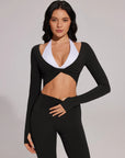 Twist Pilates Long Sleeve Top Workout Set