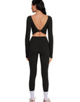 Twist Pilates Long Sleeve Top Workout Set