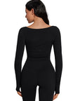 Twist Pilates Long Sleeve Top Workout Set