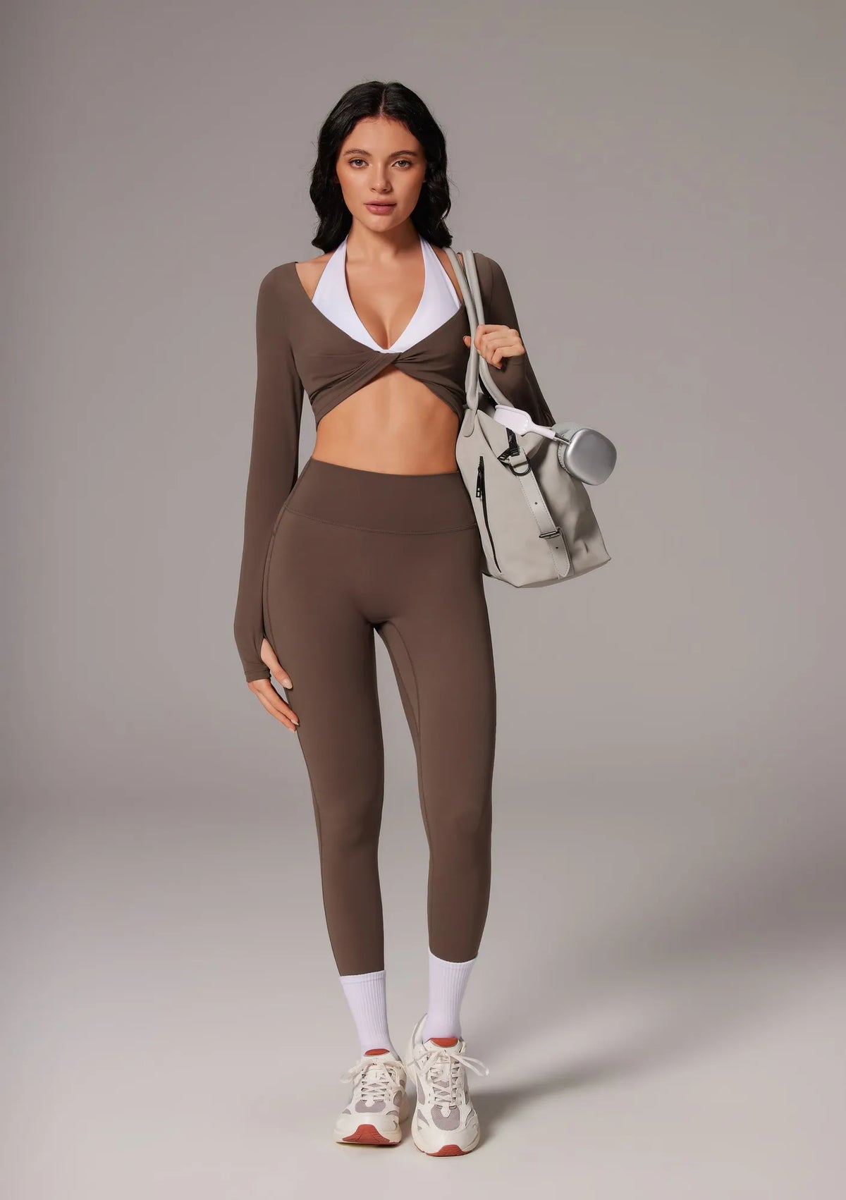 Twist Pilates Long Sleeve Top Workout Set