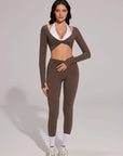 Twist Pilates Long Sleeve Top Workout Set