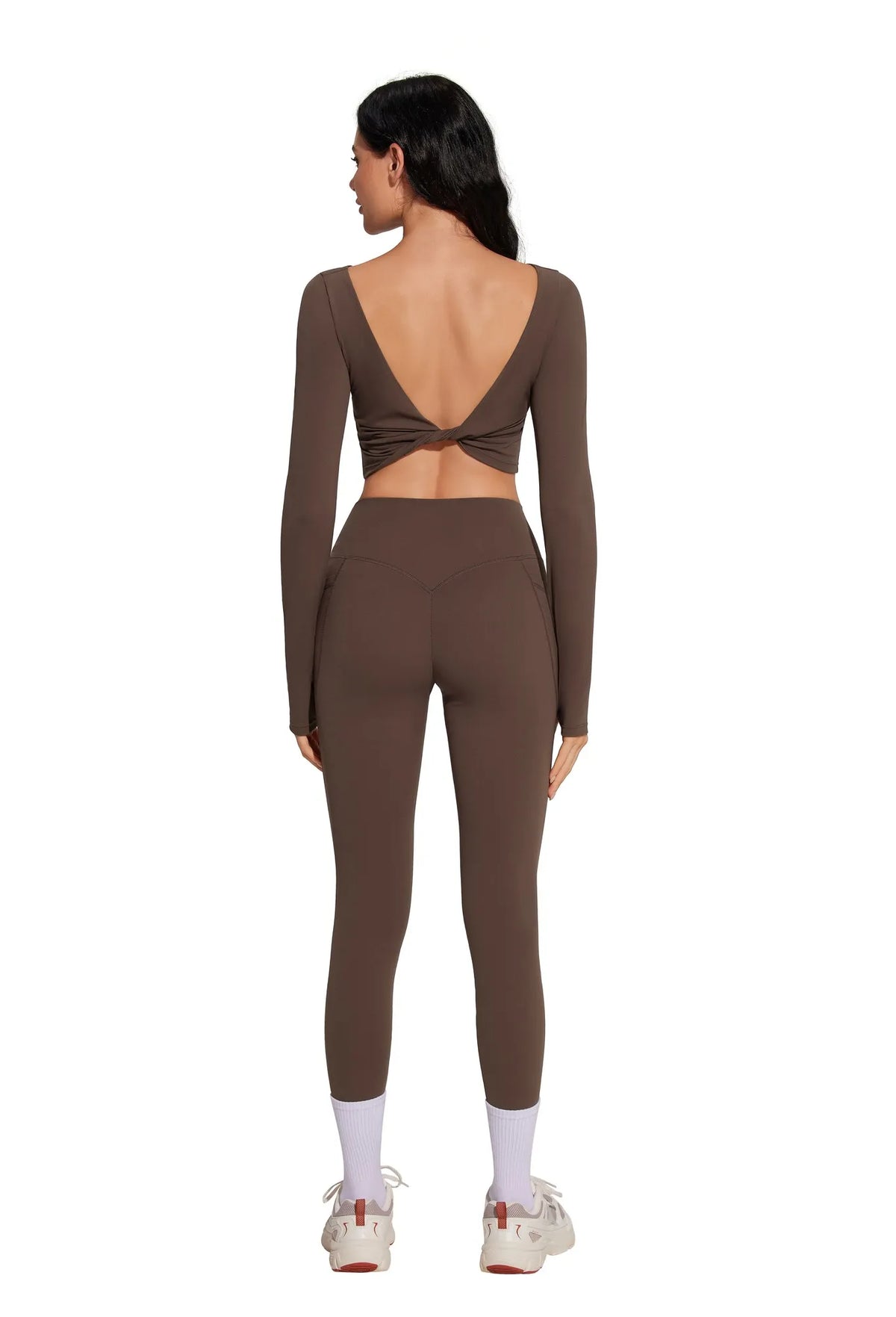Twist Pilates Long Sleeve Top Workout Set