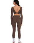 Twist Pilates Long Sleeve Top Workout Set