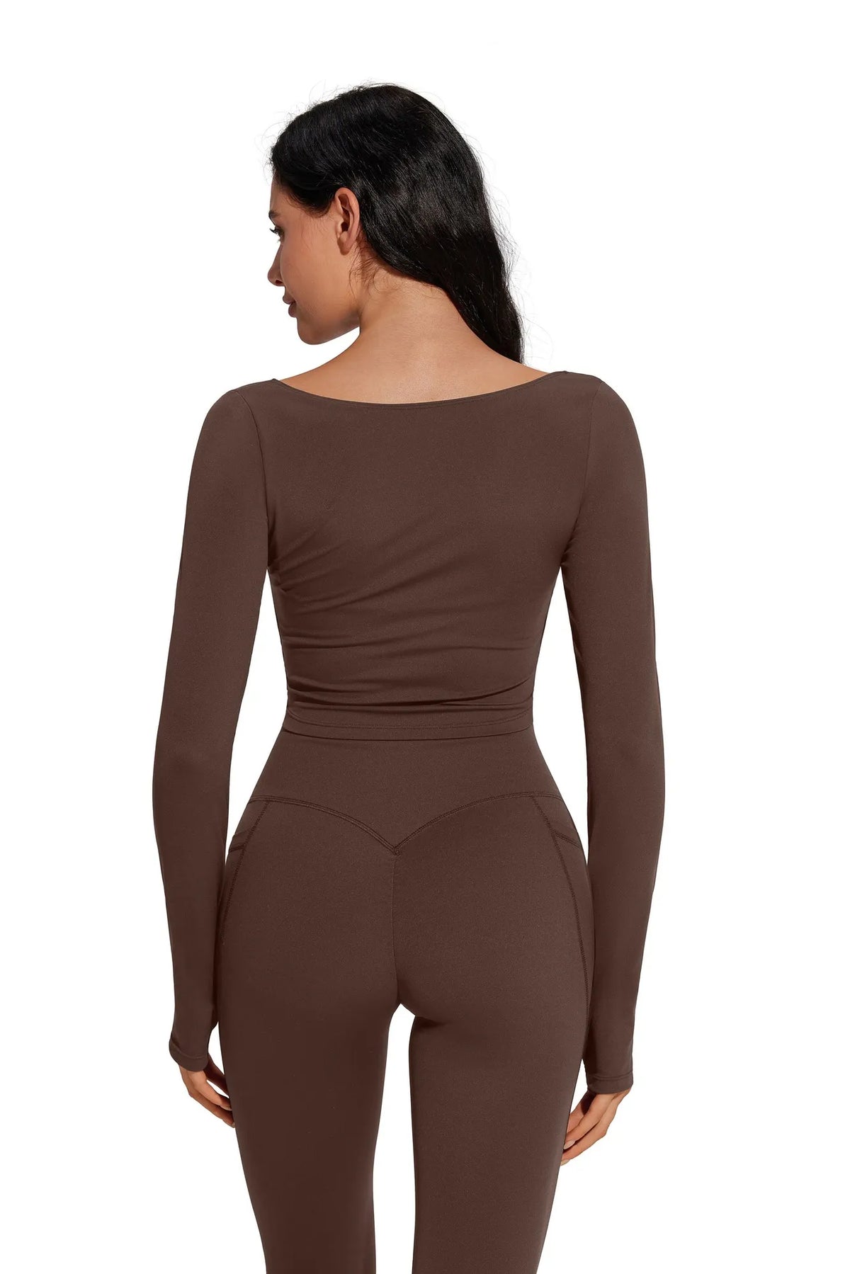 Twist Pilates Long Sleeve Top Workout Set