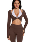 Twist Pilates Long Sleeve Top Workout Set