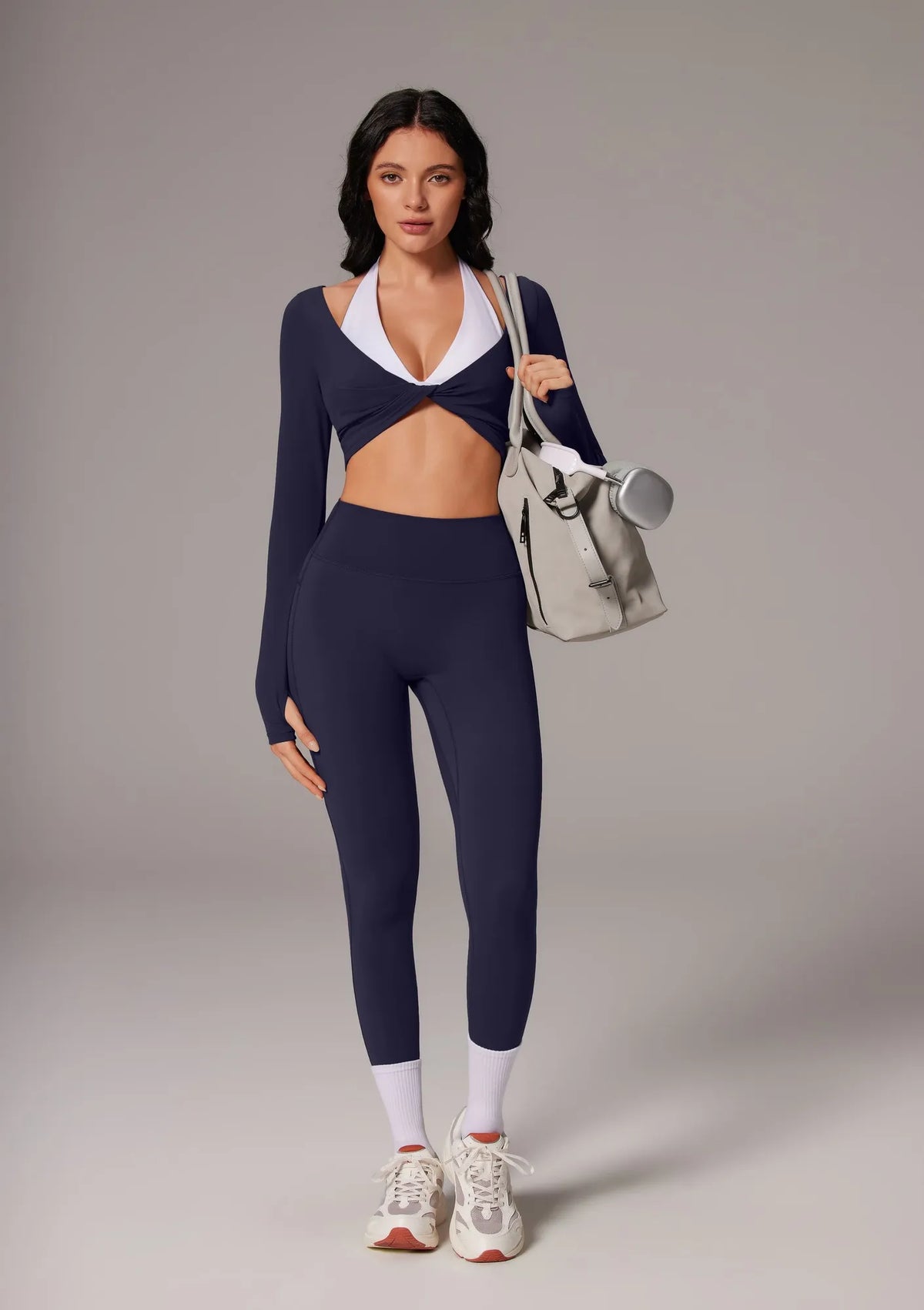 Twist Pilates Long Sleeve Top Workout Set