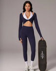 Twist Pilates Long Sleeve Top Workout Set