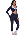 Twist Pilates Long Sleeve Top Workout Set