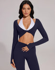 Twist Pilates Long Sleeve Top Workout Set