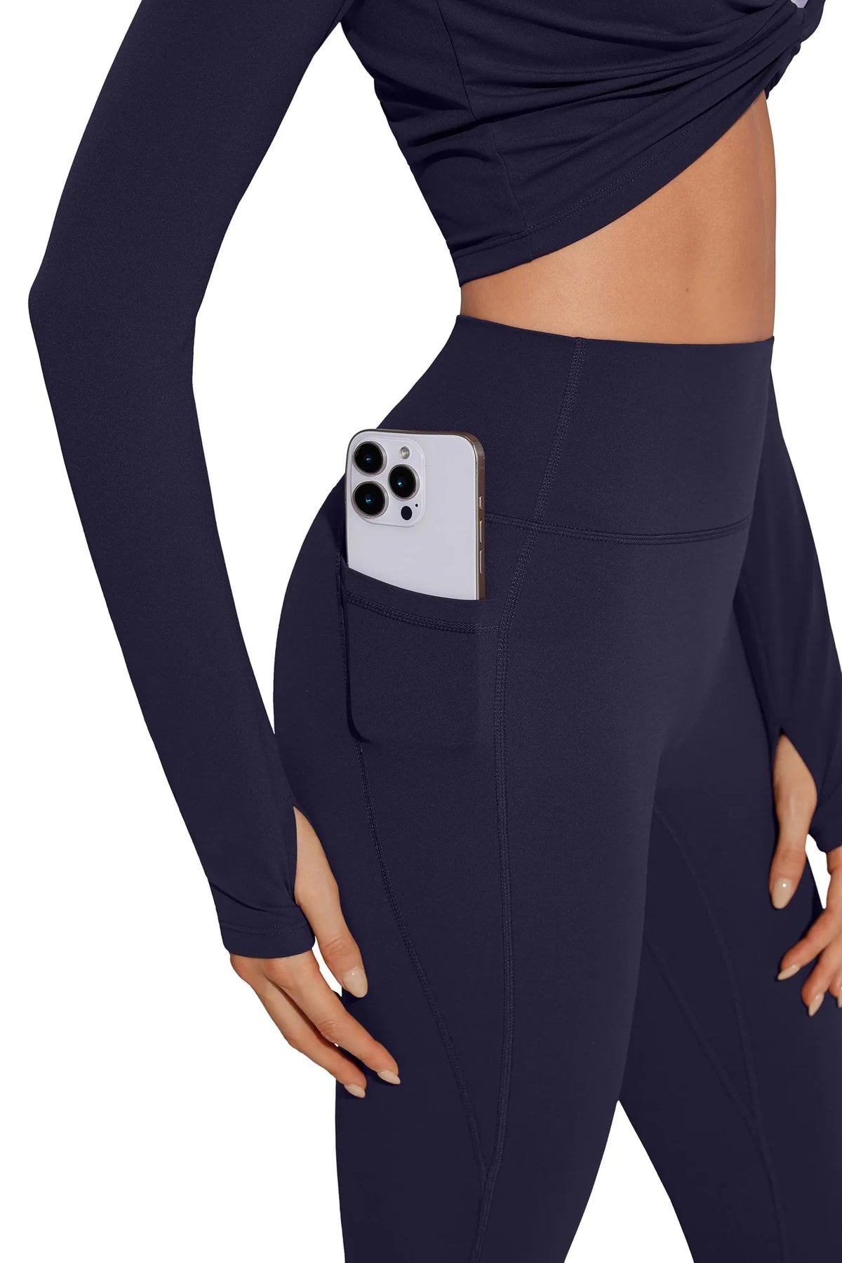 Twist Pilates Long Sleeve Top Workout Set