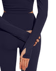 Twist Pilates Long Sleeve Top Workout Set