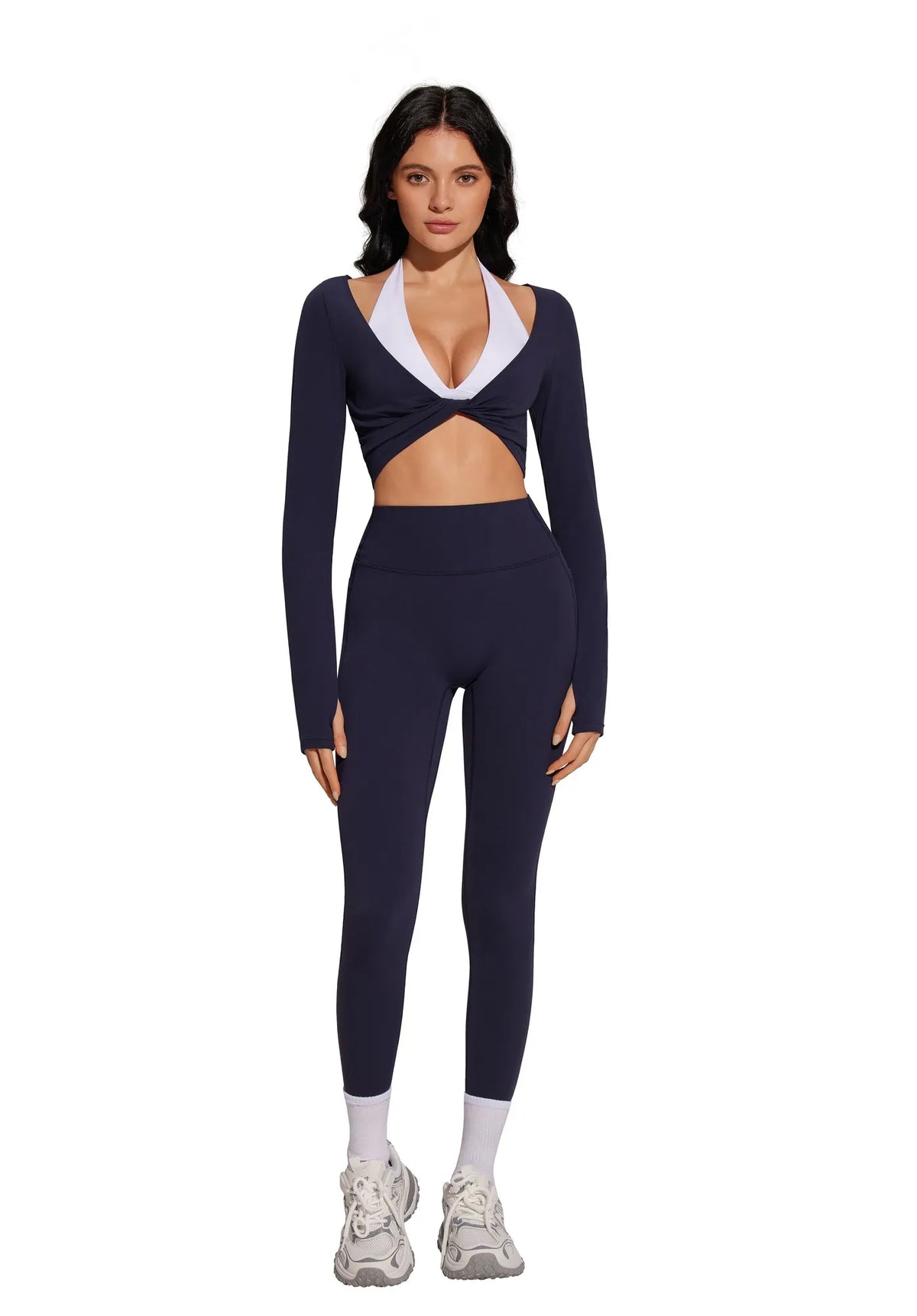 Twist Pilates Long Sleeve Top Workout Set