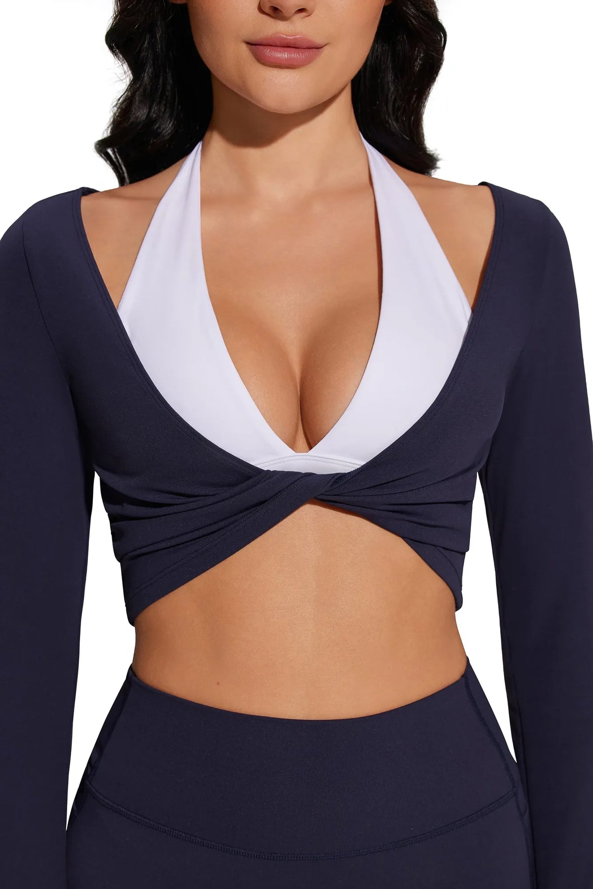 Twist Pilates Long Sleeve Top Workout Set