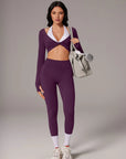 Twist Pilates Long Sleeve Top Workout Set