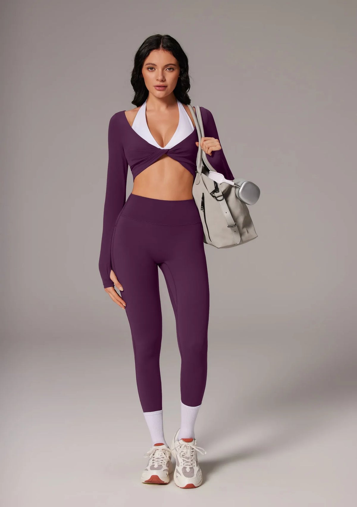 Twist Pilates Long Sleeve Top Workout Set