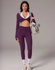 Twist Pilates Long Sleeve Top Workout Set