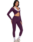 Twist Pilates Long Sleeve Top Workout Set