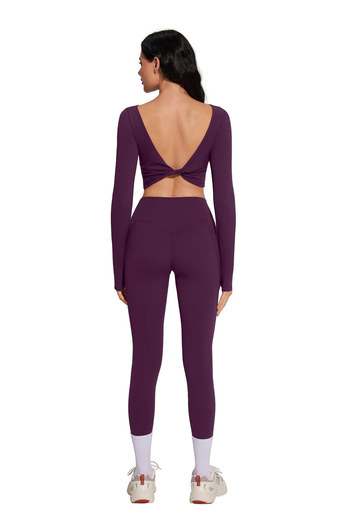 Twist Pilates Long Sleeve Top Workout Set