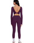 Twist Pilates Long Sleeve Top Workout Set