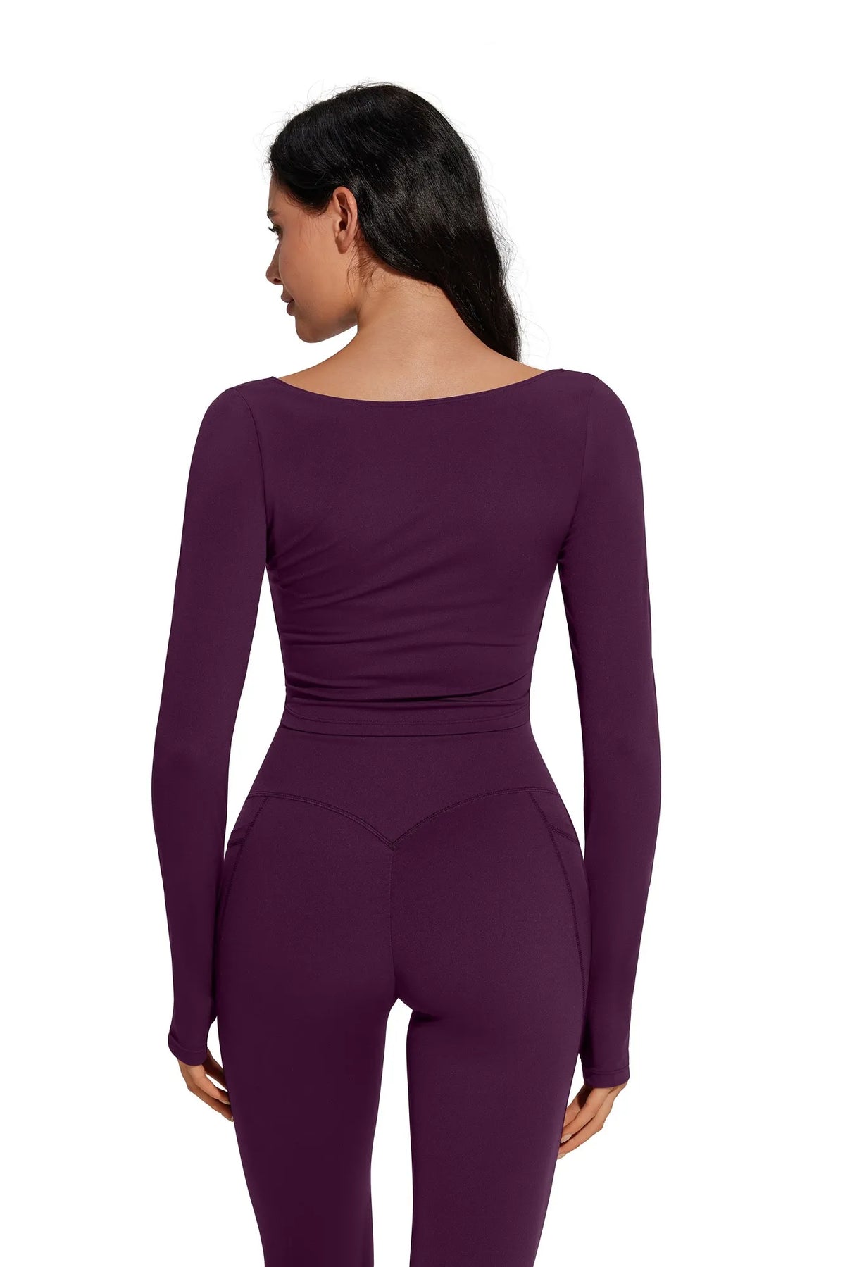 Twist Pilates Long Sleeve Top Workout Set