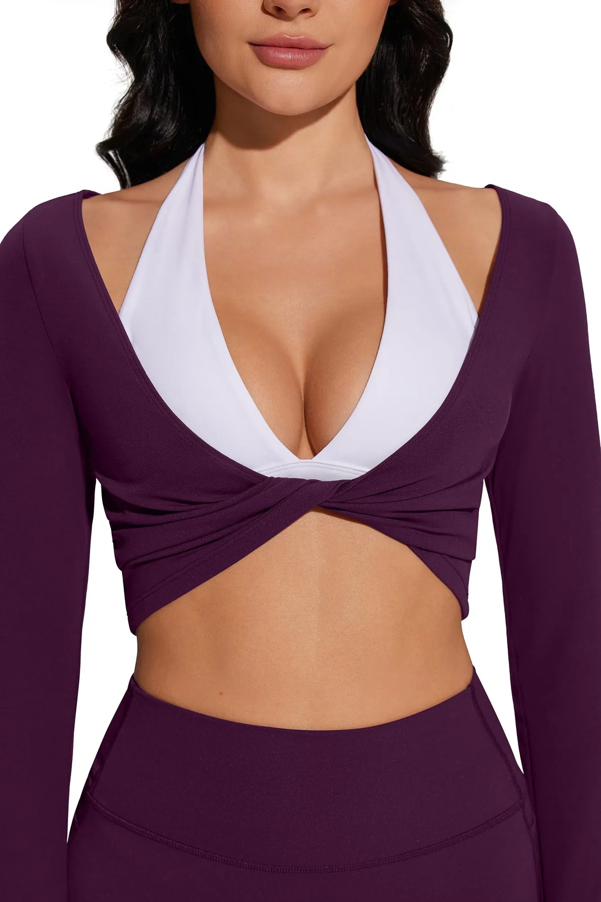 Twist Pilates Long Sleeve Top Workout Set