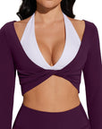 Twist Pilates Long Sleeve Top Workout Set