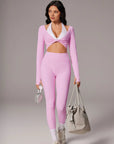 Twist Pilates Long Sleeve Top Workout Set