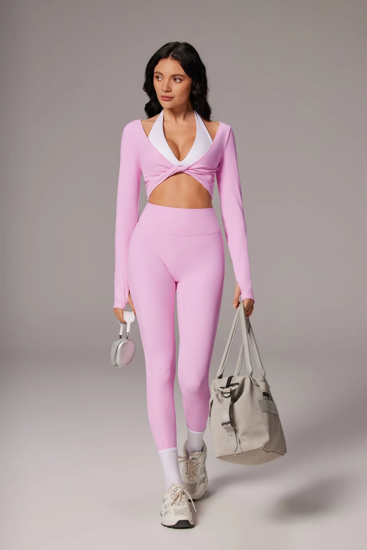 Twist Pilates Long Sleeve Top Workout Set