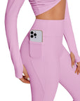 Twist Pilates Long Sleeve Top Workout Set